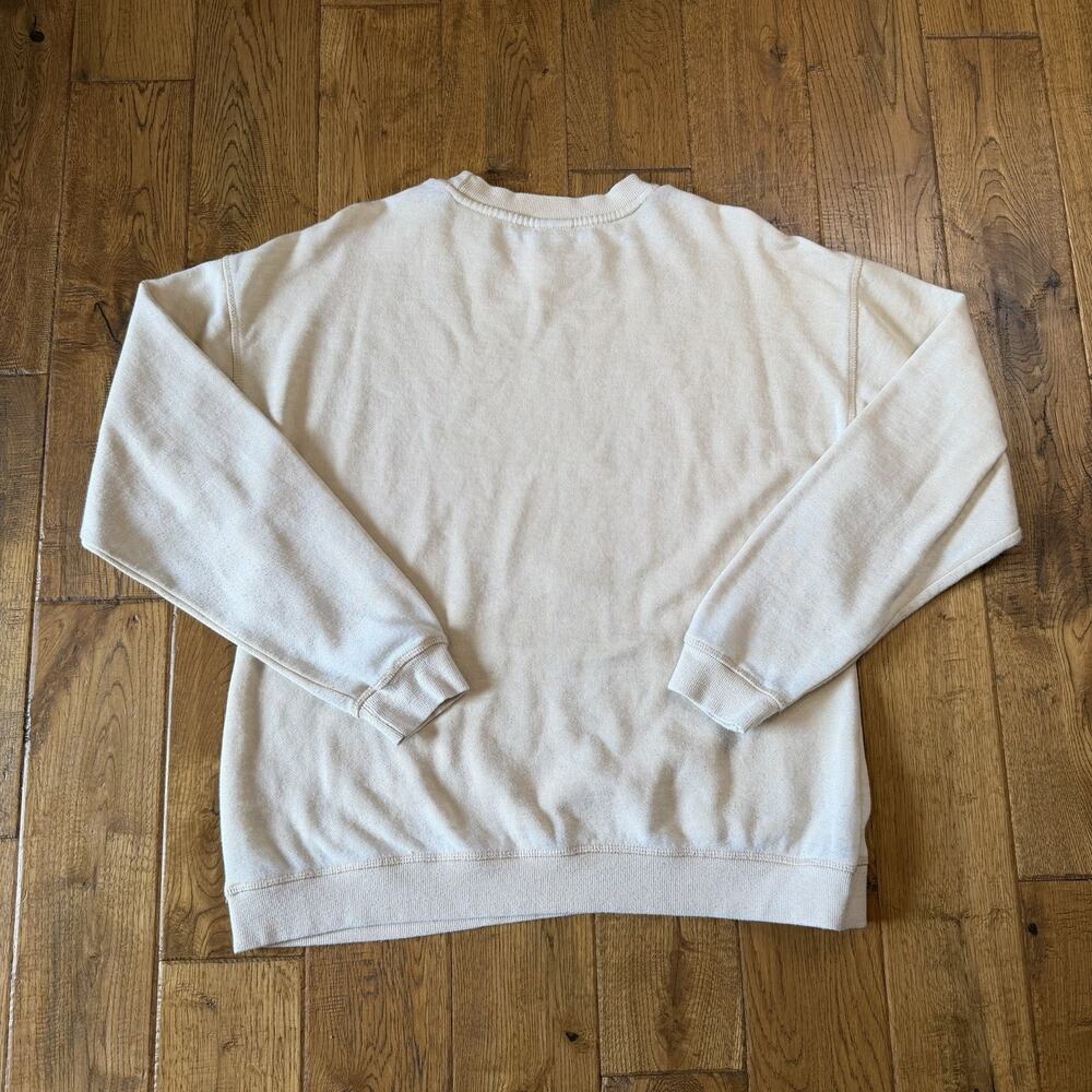 VICI LULUSIMONSTUDIO Dreamer Sweatshirt Womens Sz S Oversized Distressed - Picture 6 of 6